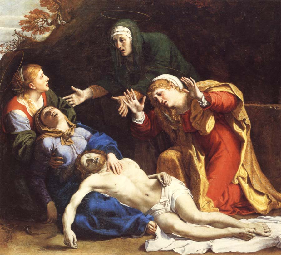 The Dead Christ Mourned